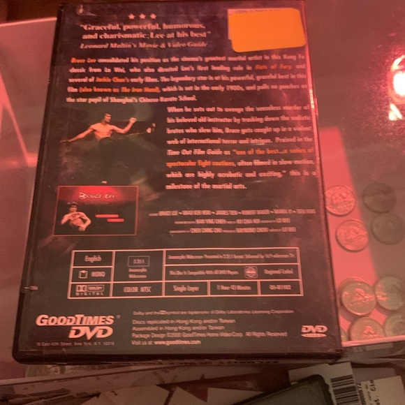 Bruce Lee The Chinese Connection Kung Fu Sealed Widescreen DVD - Picture 2 of 3